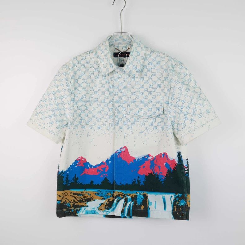 Louis Vuitton Louis Vuitton Thousand Paper Crane Snow Mountain Scenery S Size US M / EU 48-50 / 2 - 2 Thumbnail