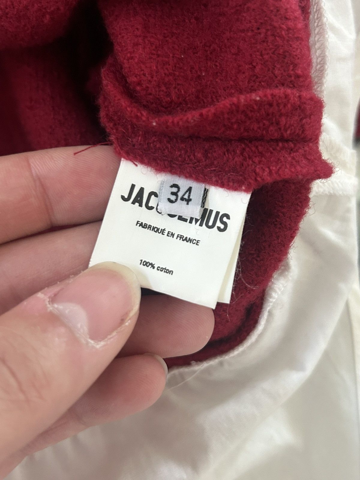 Jacquemus Fuzzy Hybrid Cropped Blouse Size XS / US 0-2 / IT 36-38 - 6 Thumbnail