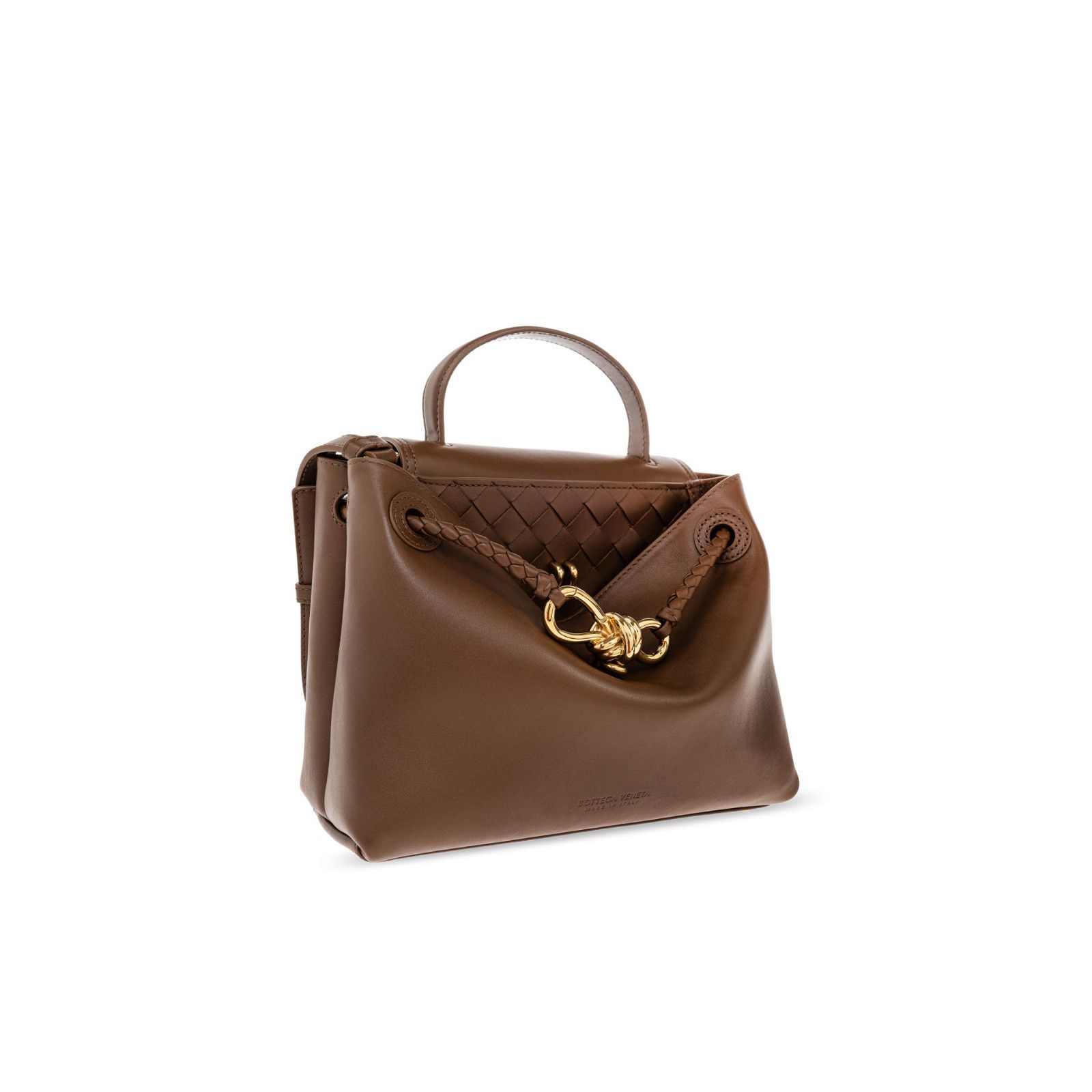 Bottega Veneta BOTTEGA VENETA Ciao Ciao Small $4900 Brown Leather Top Handl Size ONE SIZE - 3 Thumbnail