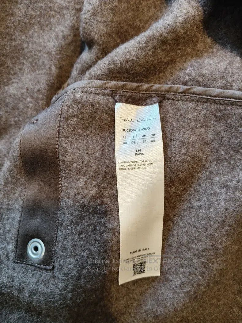 Rick Owens RICK OWENS 24 Autumn and Winter cashmere hooded cardigan c Size US M / EU 48-50 / 2 - 6 Thumbnail