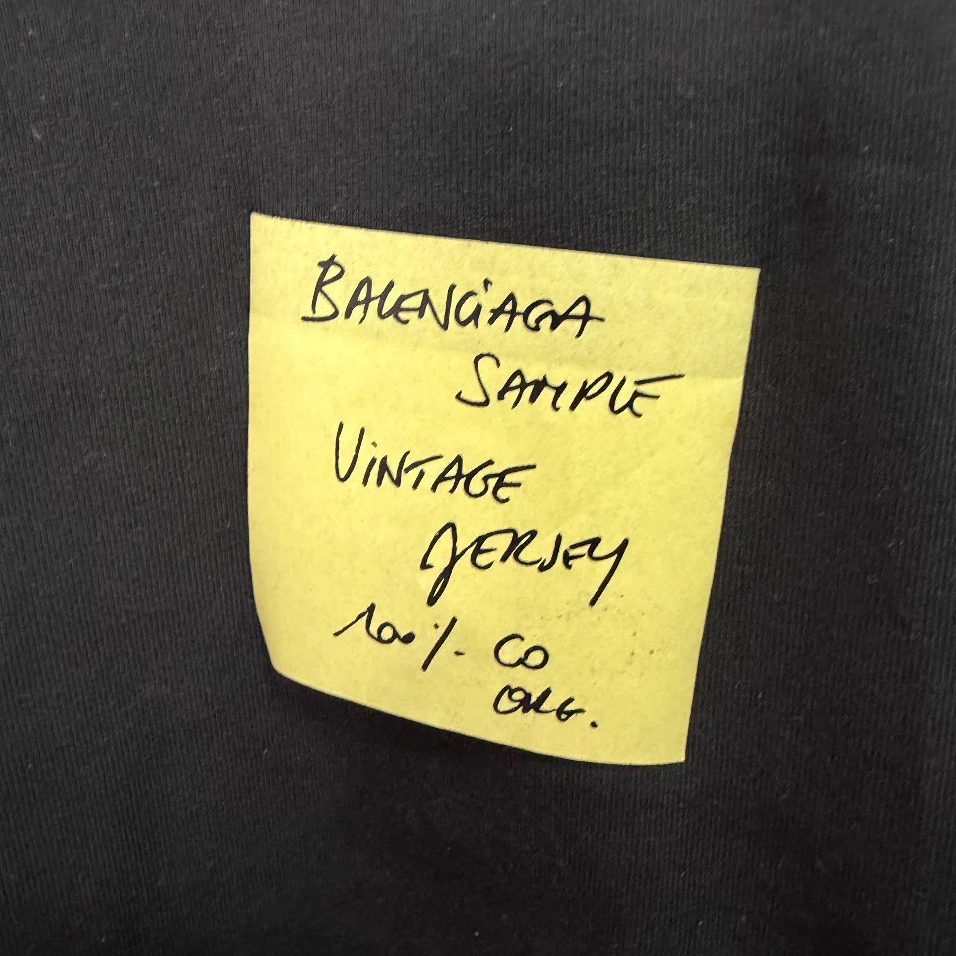 Balenciaga Balenciaga SS23 Oversized Black 5-Length Half-O-Neck T-Shirt Size US L / EU 52-54 / 3 - 6 Thumbnail