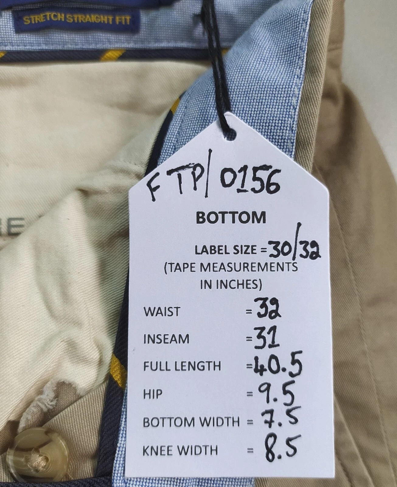 Polo Ralph Lauren Polo Ralph Lauren Stretch Straight Fit Chino Pant FTP 0156 Size US 30 / EU 46 - 6 Thumbnail