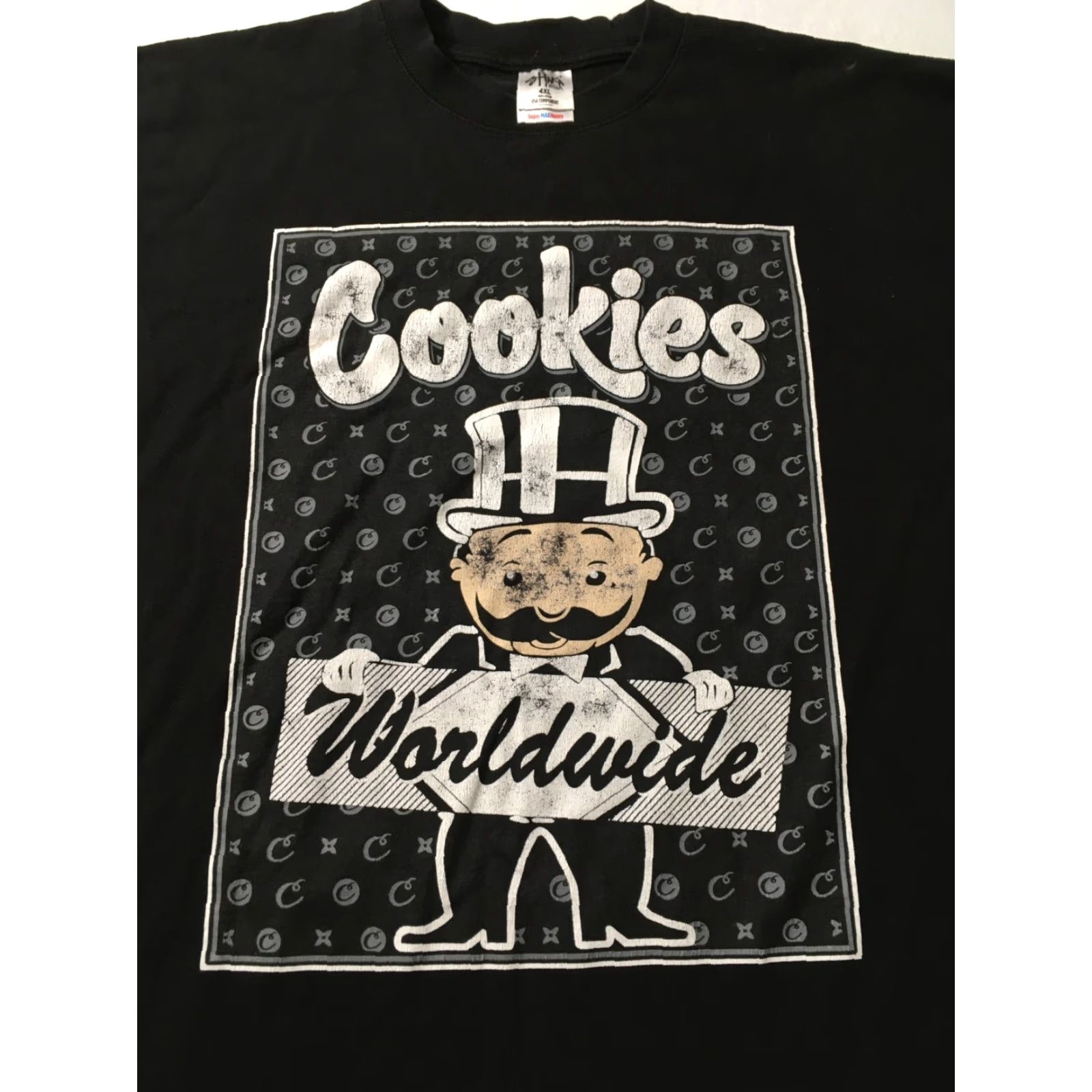 Vintage Shaka Wear Cookies Shirt Mens 4XL Black Graphic Logo Streetwear Tee T-Shirt 4XL Size US XXL / EU 58 / 5 - 2 Thumbnail