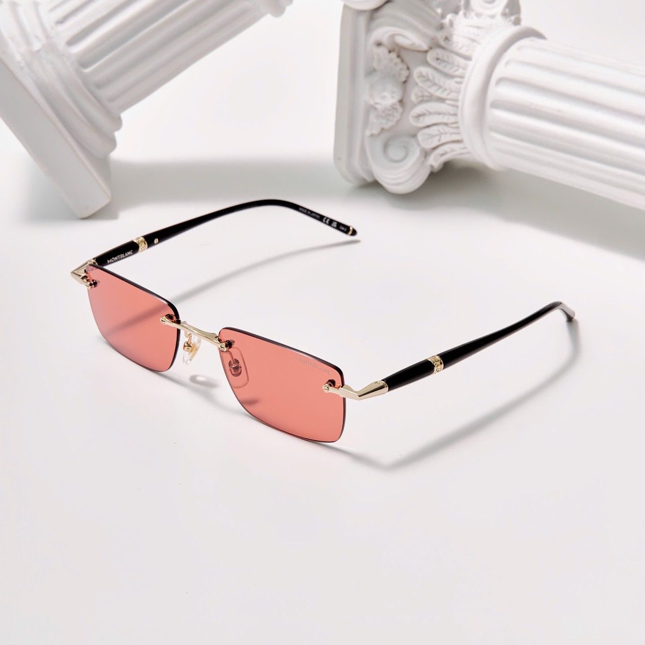 Montblanc MONTBLANC MB0344S 007 SUNGLASSES Size ONE SIZE - 1 Thumbnail