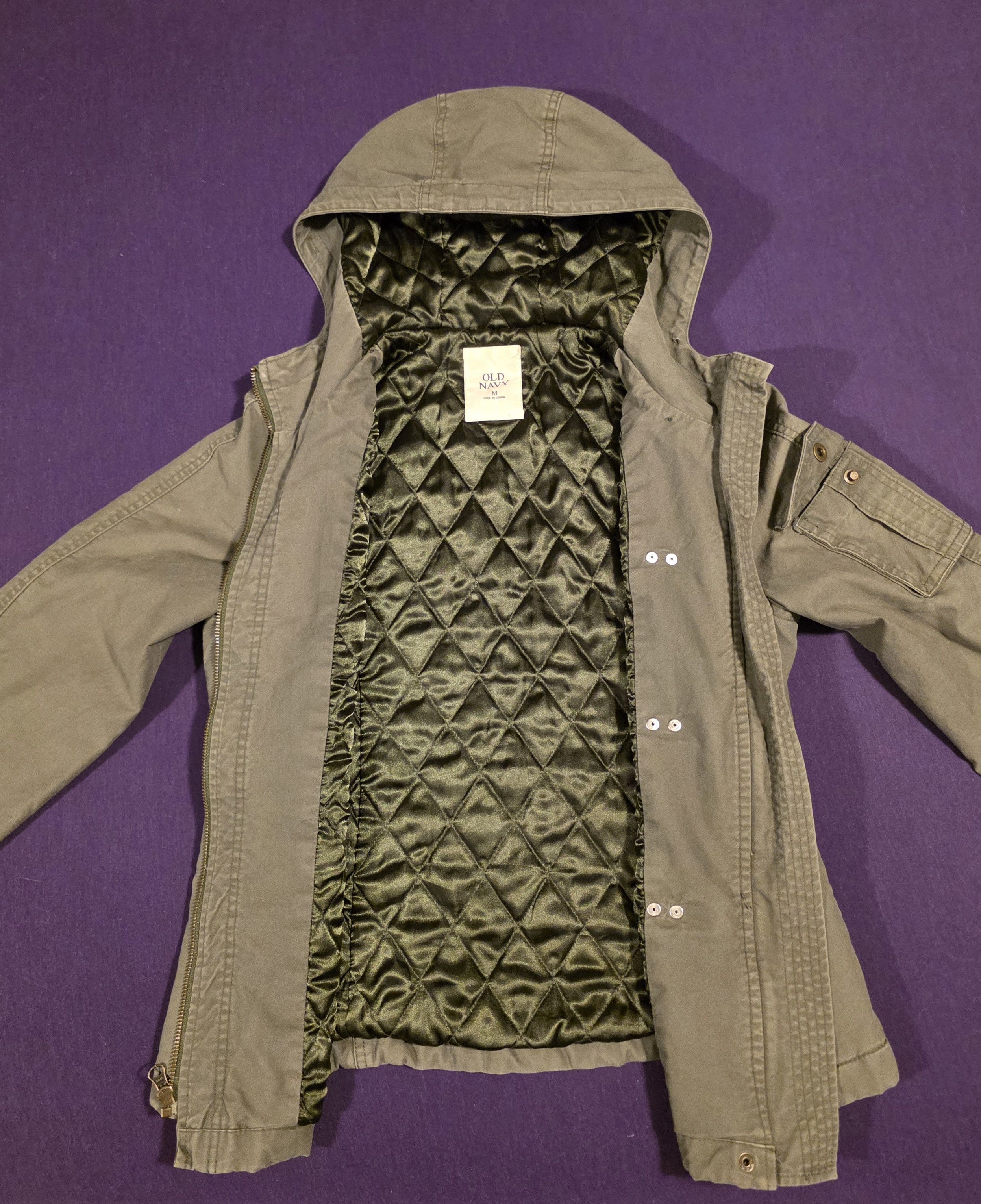 Old Navy Green duffle / toggle coat Size M / US 6-8 / IT 42-44 - 9 Thumbnail