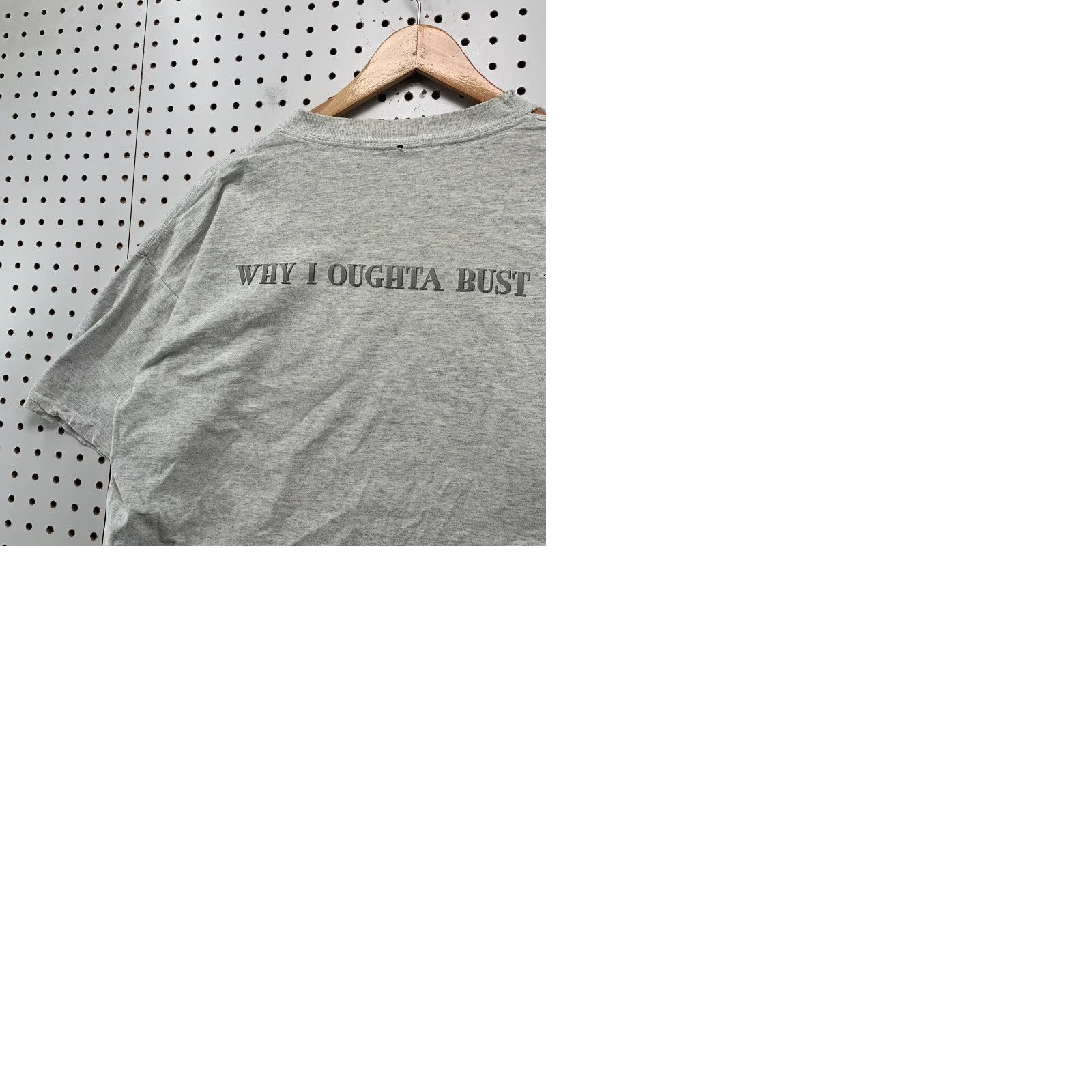 Vintage Vintage 3 Stooges Shirt Mens XL Gray Stooge Police Patrol USA Shirt Size US XL / EU 56 / 4 - 10 Thumbnail