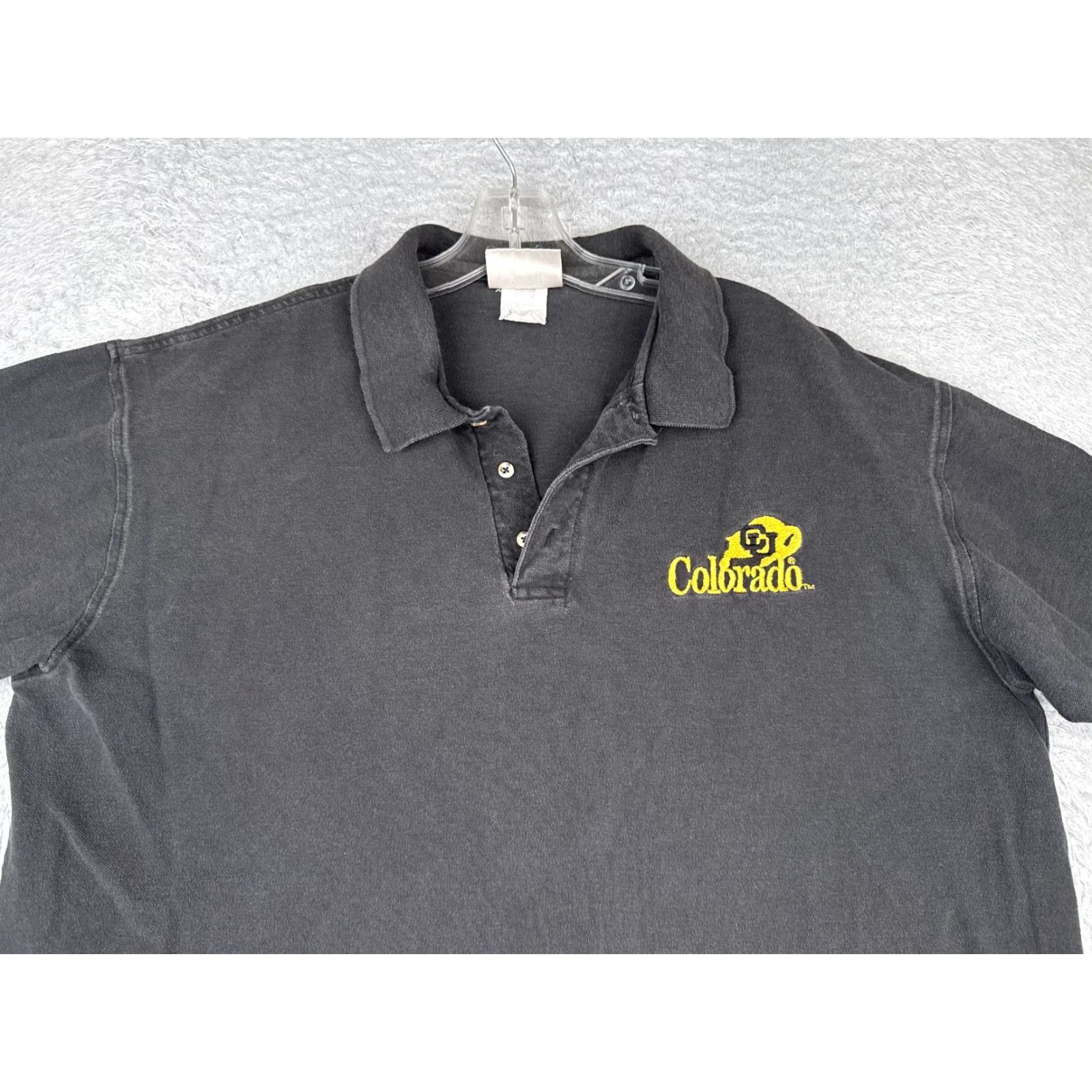 Hanes VINTAGE J Wesley Hanes Polo Shirt Men 2XL Black 100% Cotton Polo Shirt Adult 2XL Black Modern American Sports Polo Shirt Men Size US XXL / EU 58 / 5 - 4 Thumbnail