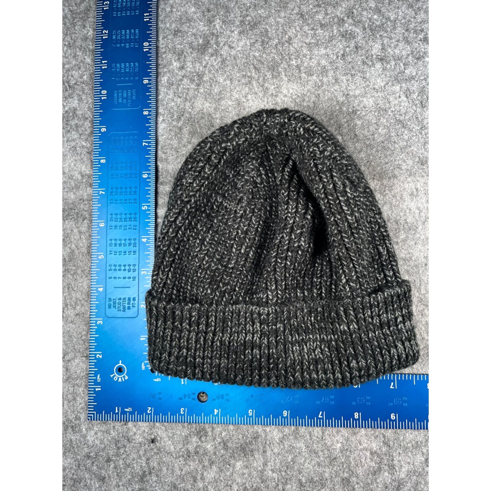Hurley Hurley Beanie Hat Unisex Adults One Size Gray Knit 100% Acrylic Beanie Outdoor, Ski, Logo Mens Women Size ONE SIZE - 4 Thumbnail