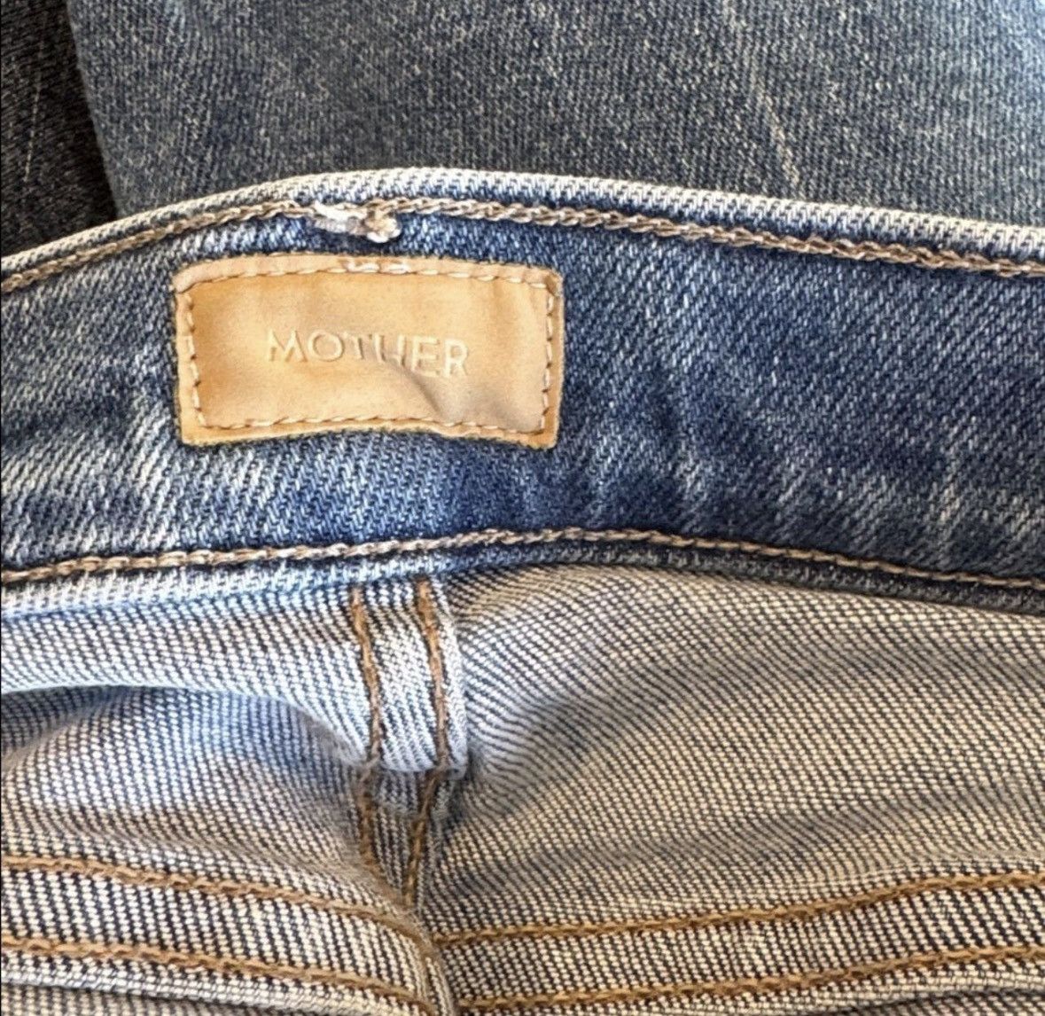 MOTHER MOTHER The Mid Rise Dazzler Ankle Fray 5-Pocket Jeans. 27 Size 27" / US 4 / IT 40 - 6 Thumbnail