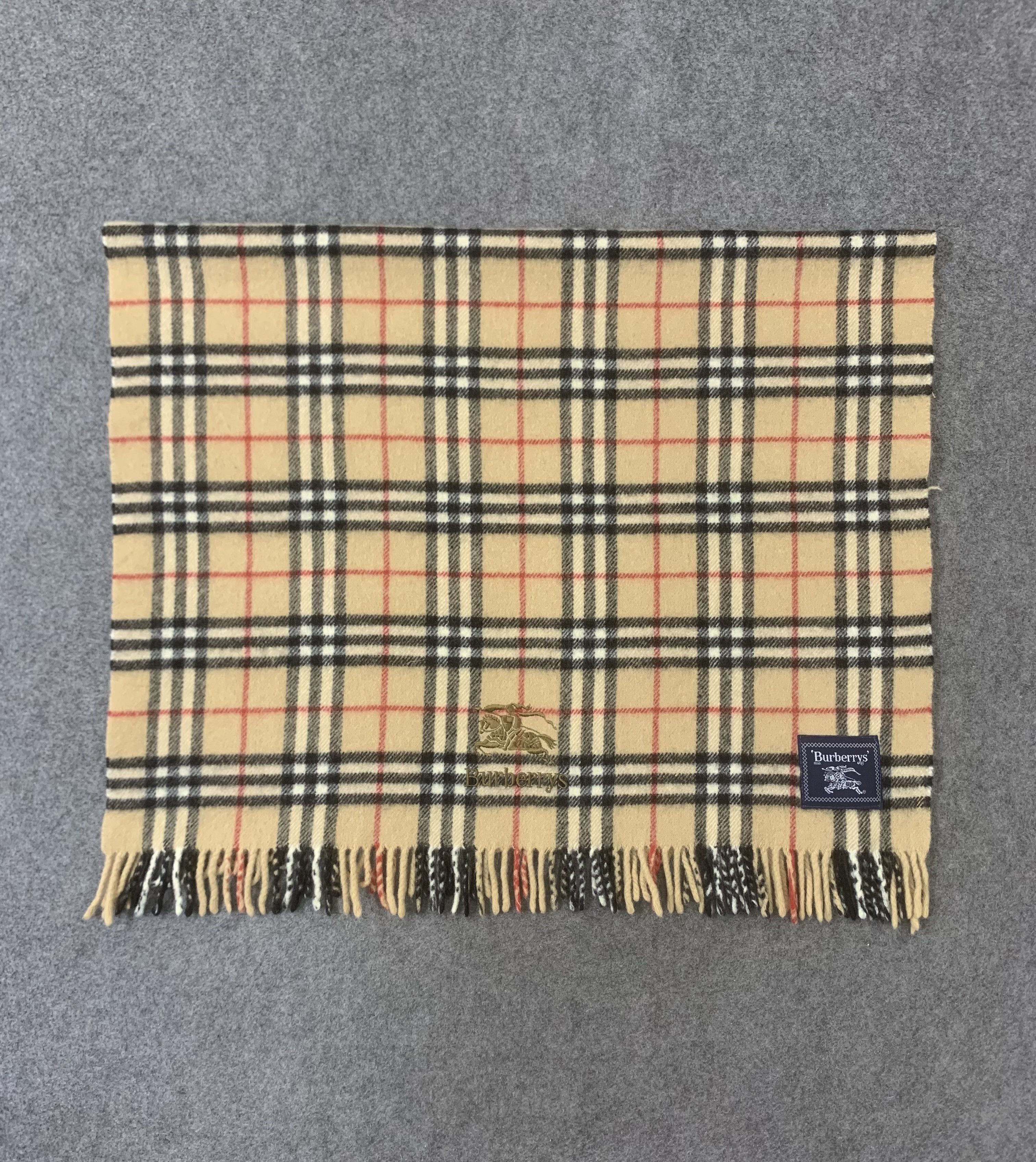 Burberry Burberry Scarf Wool Muffler Neck Wrap BL9278 Size ONE SIZE - 2 Thumbnail