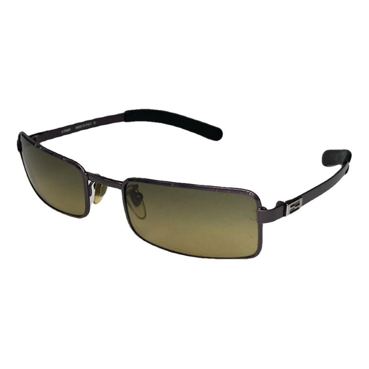 Fendi Green Metal Sunglasses Size ONE SIZE - 1 Thumbnail