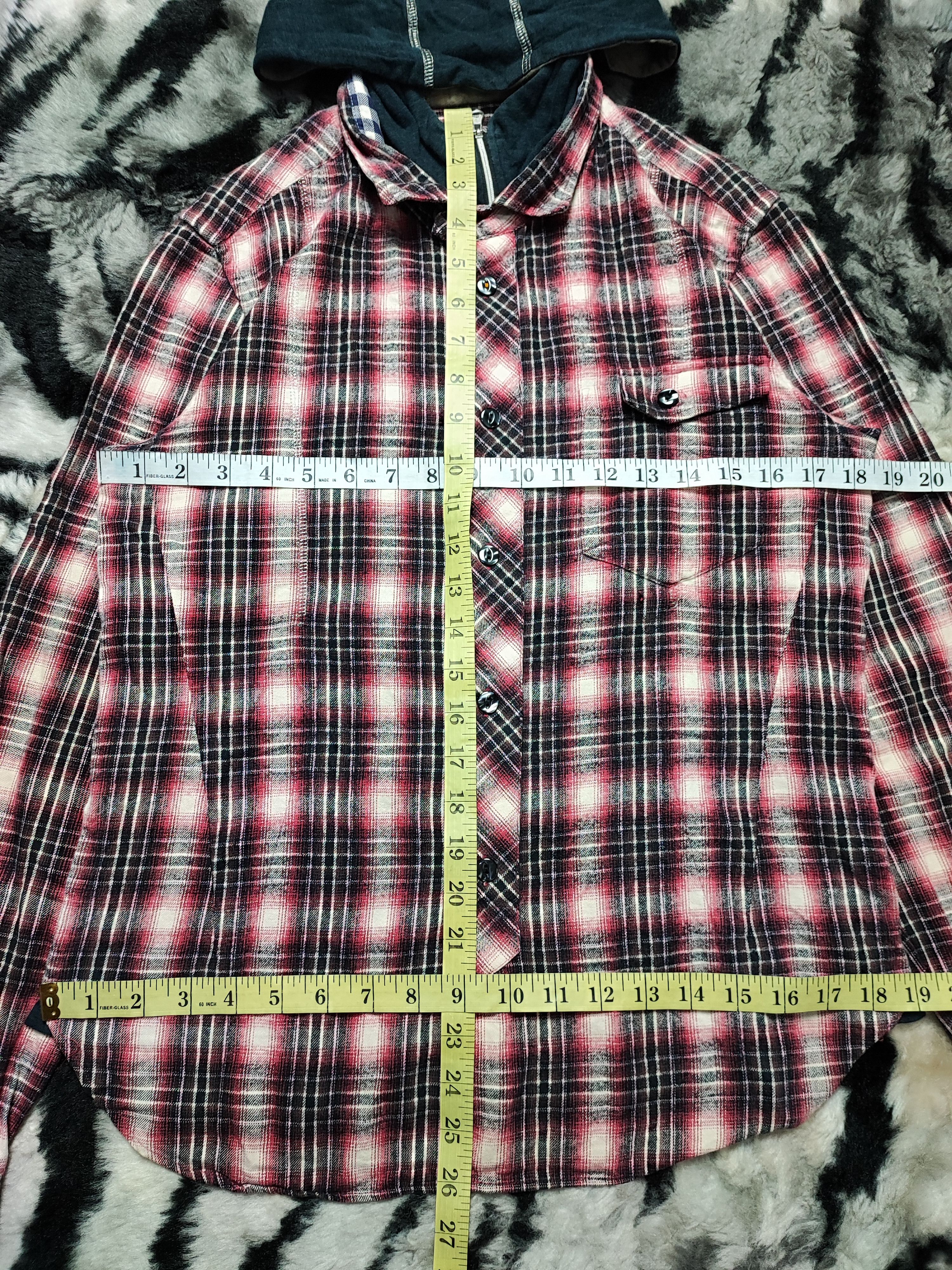 PPFM PPFM Double Layered Flannel Hoodie/Shirt Size US M / EU 48-50 / 2 - 5 Thumbnail