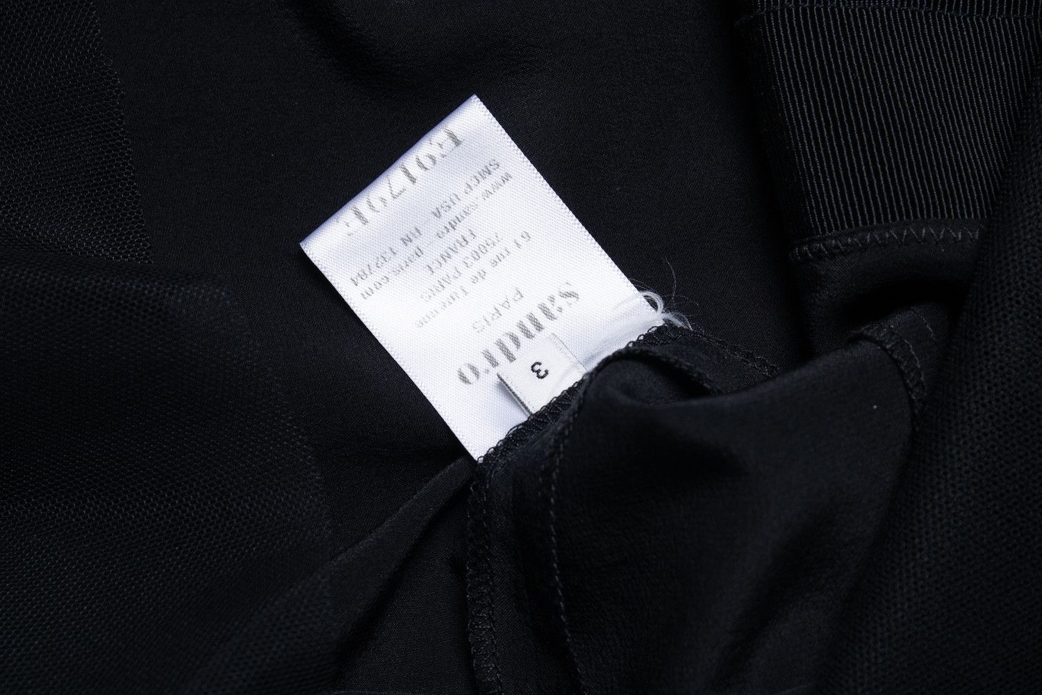 Sandro Sandro, black sleeveless sheer top Size L / US 10 / IT 46 - 6 Thumbnail