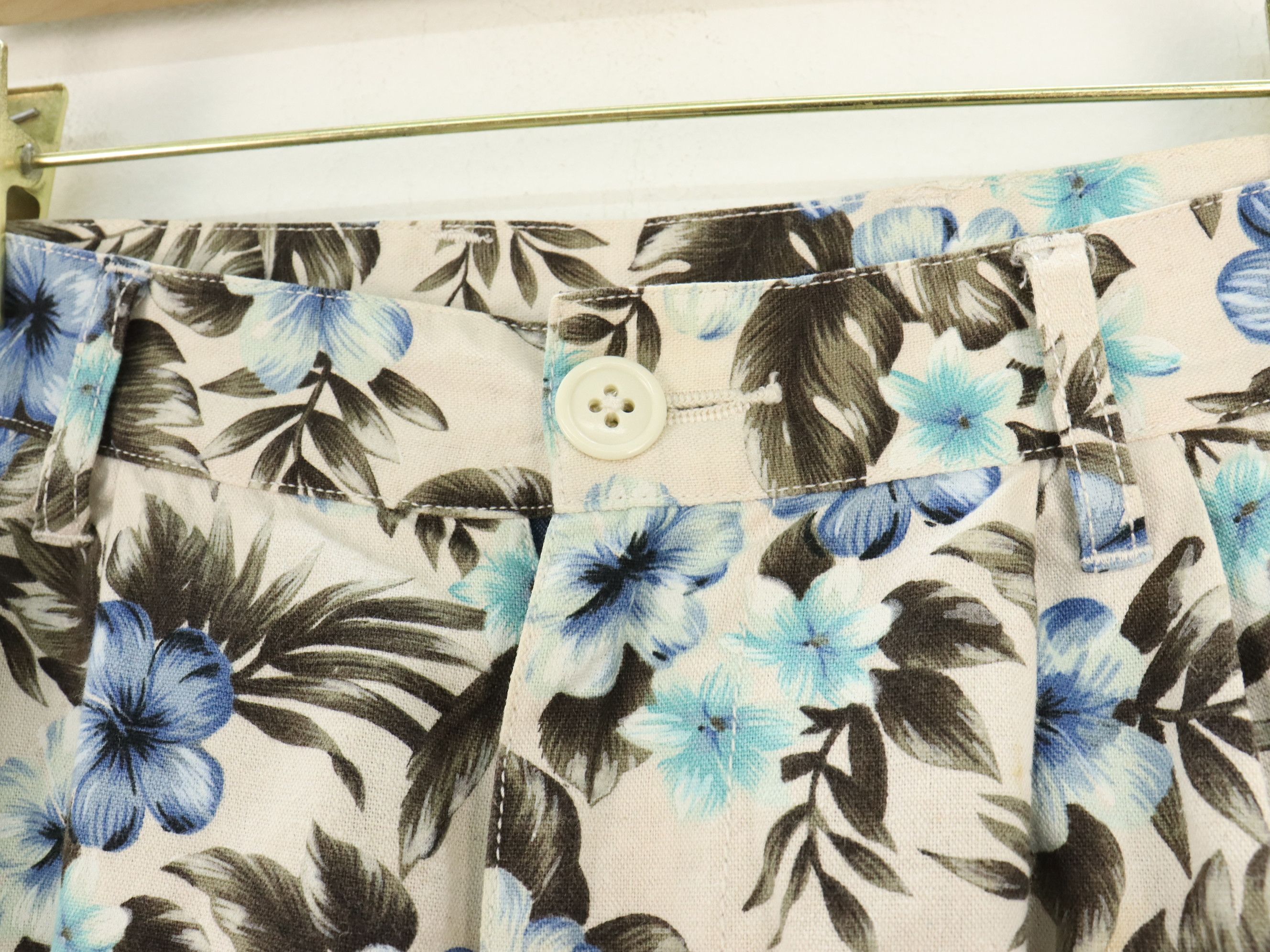 Japanese Brand × URBAN RESEARCH DOORS Urban Research Floral Motif Linen Cotton Blend Trouser Size US 31 - 6 Thumbnail