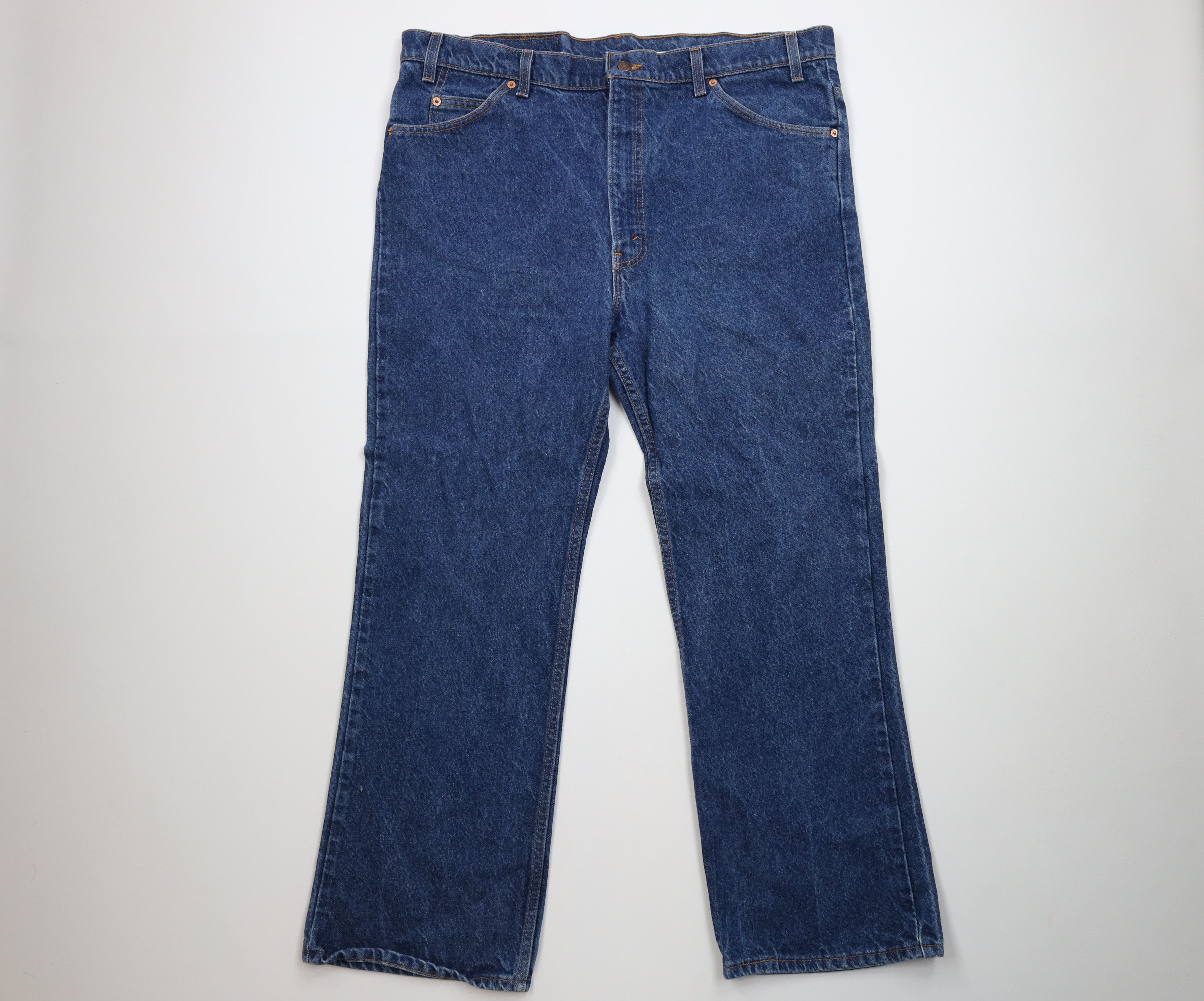 Vintage 90s Levis 517 Orange Tab Bootcut Denim Jeans USA