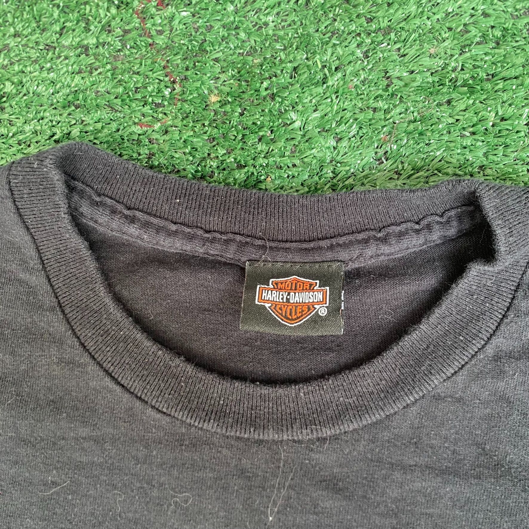 Harley Davidson Vintage Y2K Harley Davidson Shirt Pirate Biker Logo Tee Size US M / EU 48-50 / 2 - 7 Thumbnail