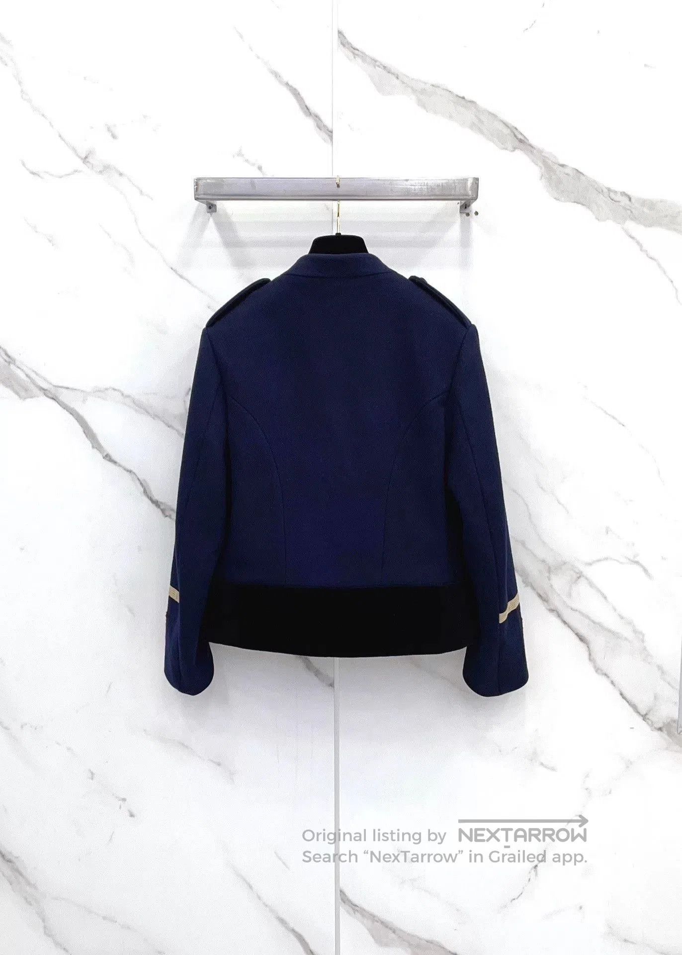 Gucci Gucci Dark Blue Gold Bee Coat. Size US S / EU 44-46 / 1 - 2 Thumbnail