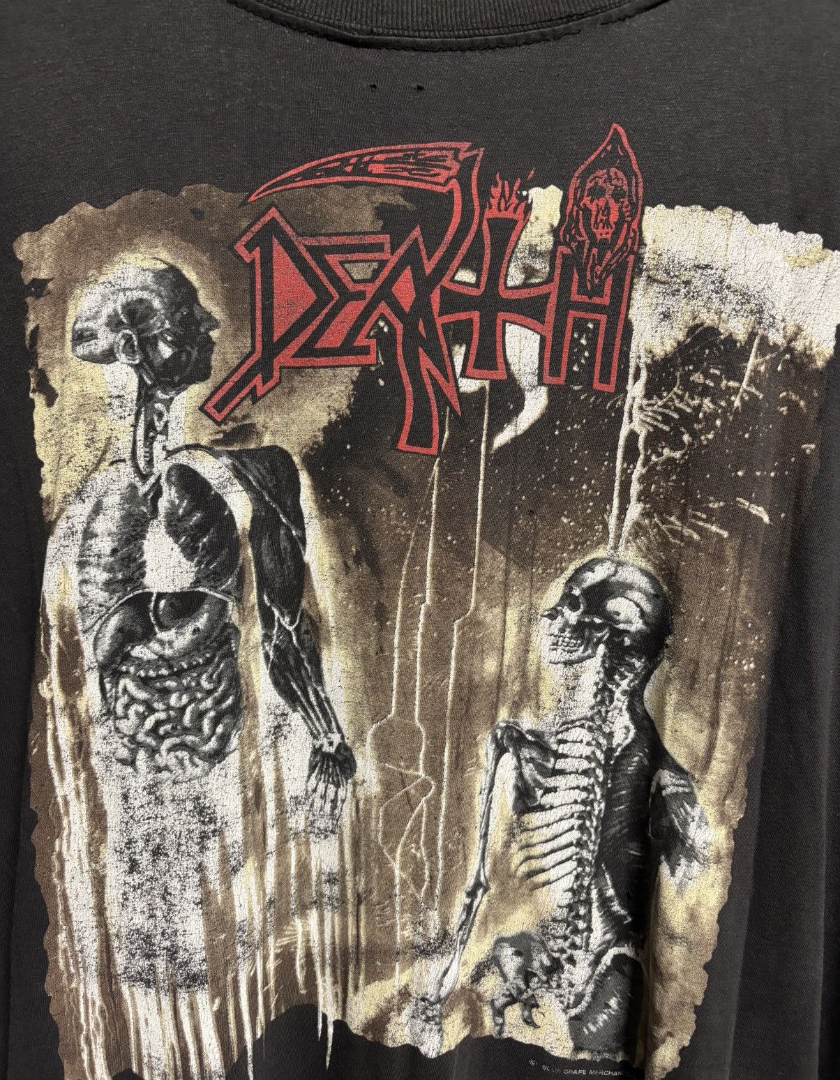 Band Tees RARE! Death Human 1992 Europe Tour Vintage Tee XL Size US XL / EU 56 / 4 - 3 Thumbnail
