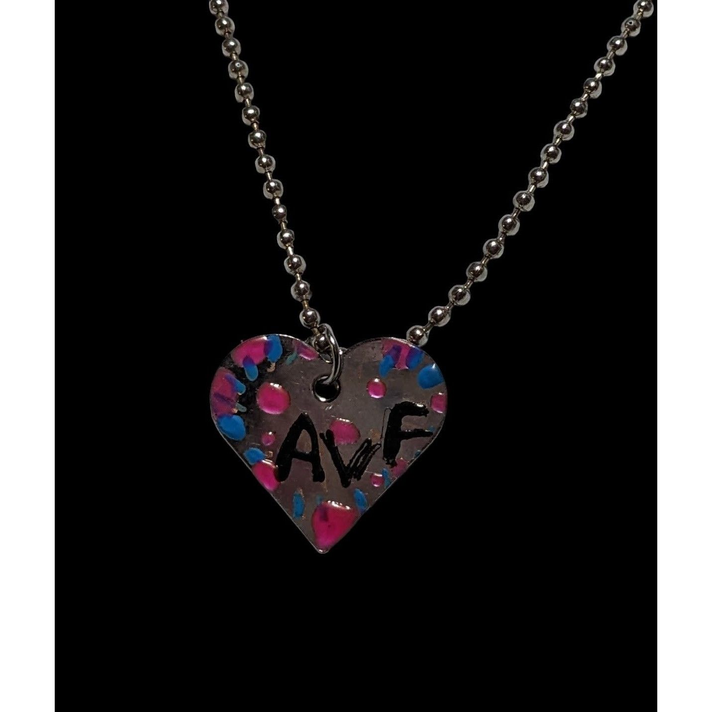 Other Handmade Heart AVF Necklace Size ONE SIZE - 10 Thumbnail