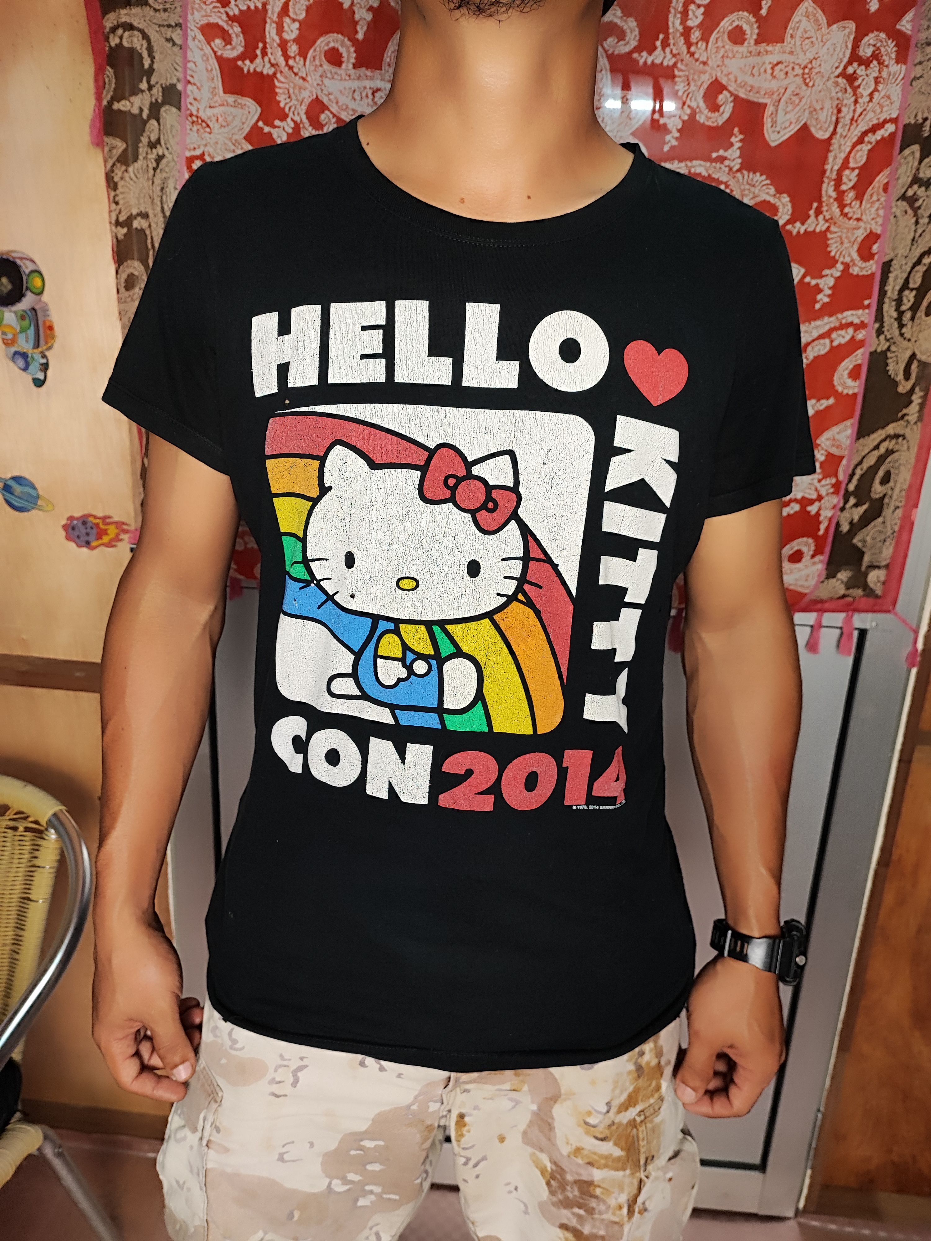 Cartoon Network VINTAGE HELLO KITTY STAFF T SHIRT Size US L / EU 52-54 / 3 - 14 Thumbnail