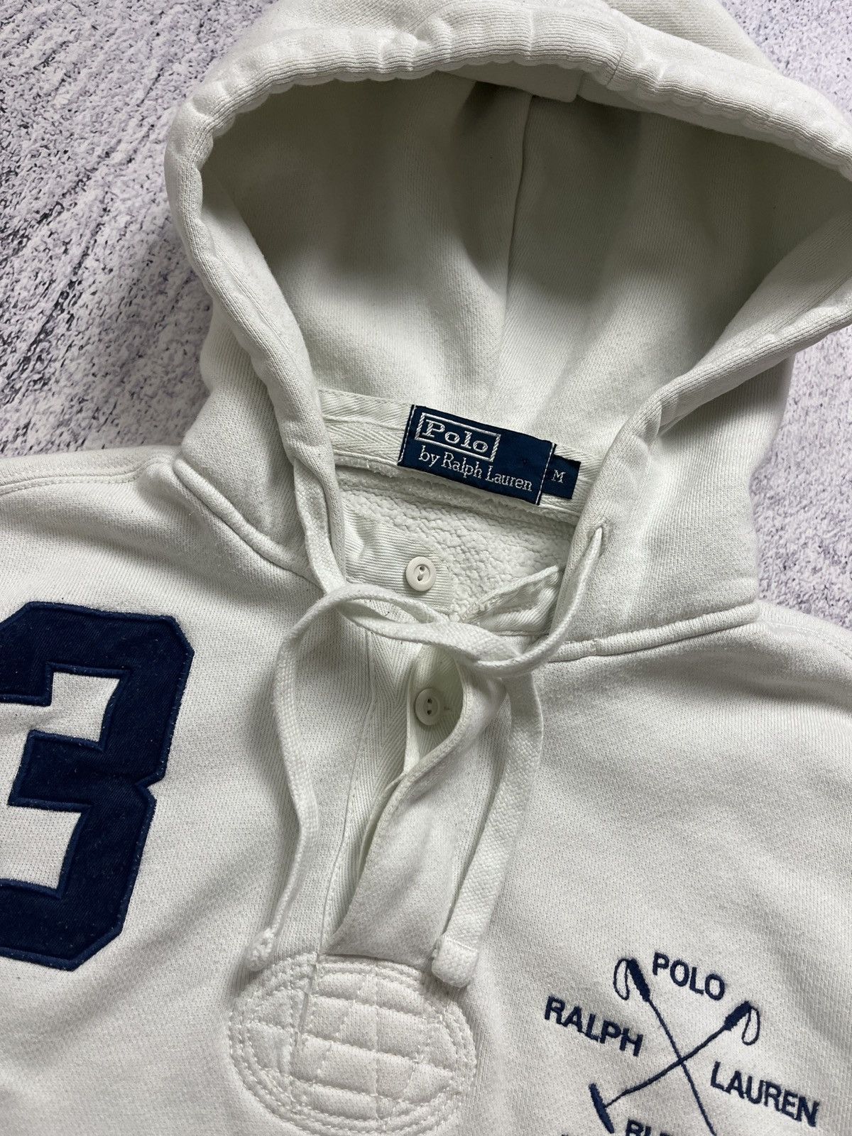 Polo Ralph Lauren Vintage Polo Ralph Lauren #3 RLPC Rugby Hoodie Big Logo Size US M / EU 48-50 / 2 - 6 Thumbnail