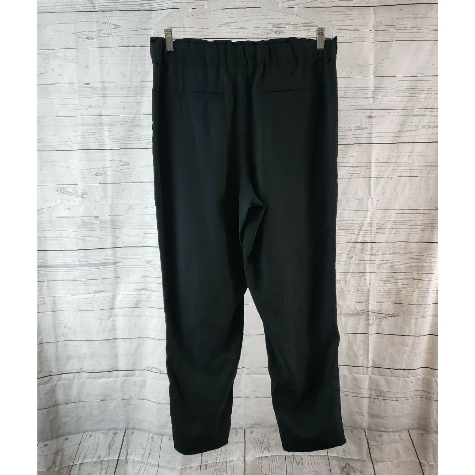 Banana Republic Banana Republic Womens Pants L Black High Rise Rayon Blend Dress Pants Waist 16.5" Inseam 27.5" Mens? Womens Size 36" / US 14 / IT 50 - 3 Thumbnail