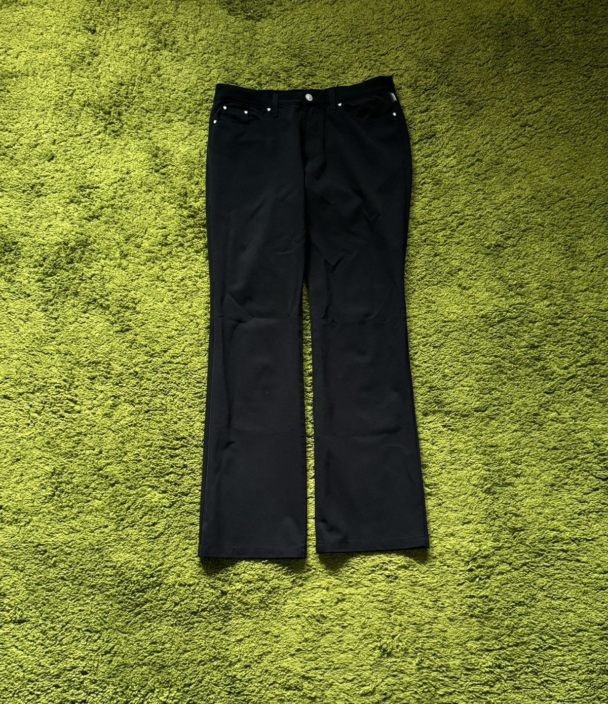 Versace × Versace Jeans Couture × Vintage Versace jeans couture 2000s vintage Medusa buttons pants Y2K Size 32" / US 10 / IT 46 - 1 Thumbnail