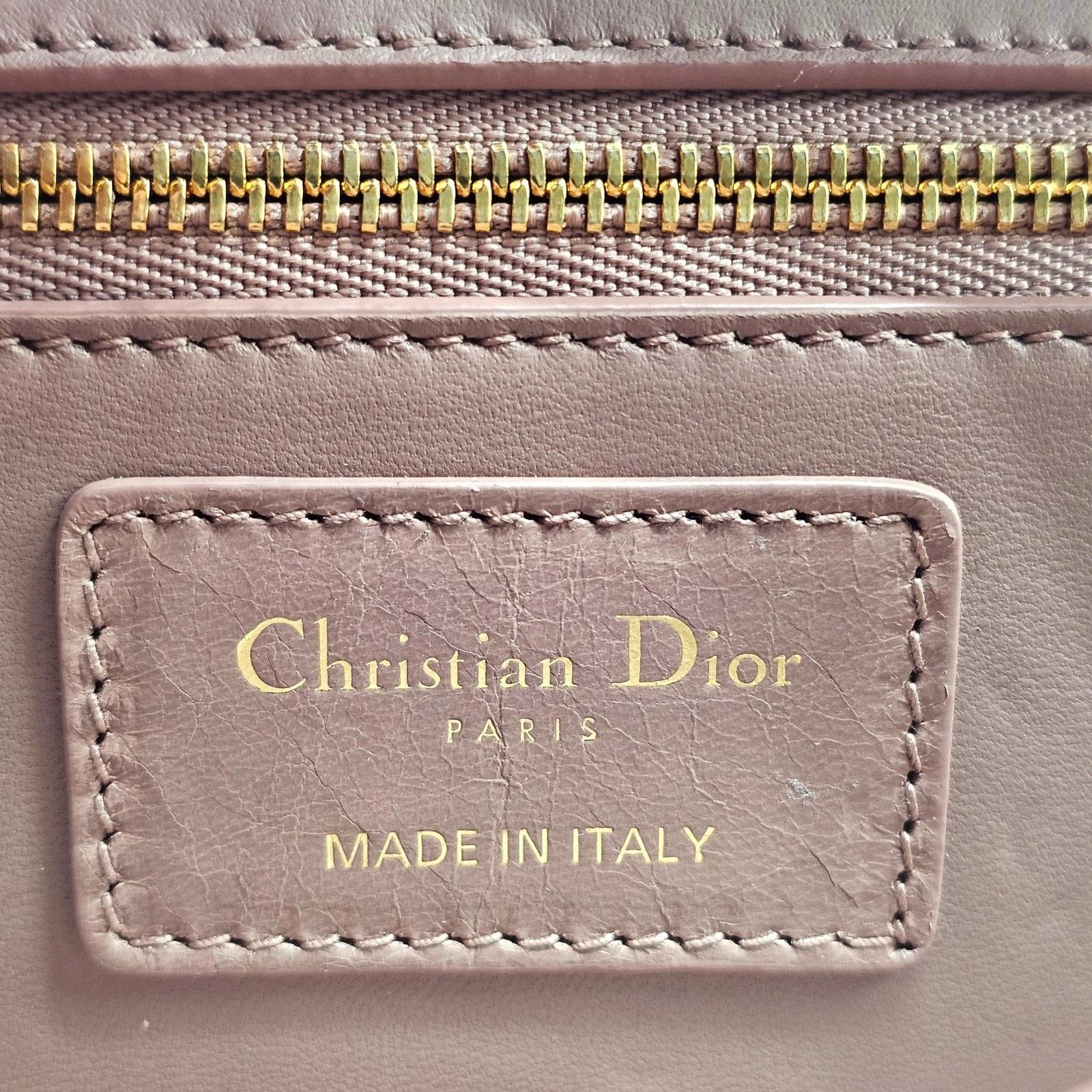 Dior 30 Montaigne Leather Pouch Clutch Bag in Mauve Pink Size ONE SIZE - 7 Thumbnail