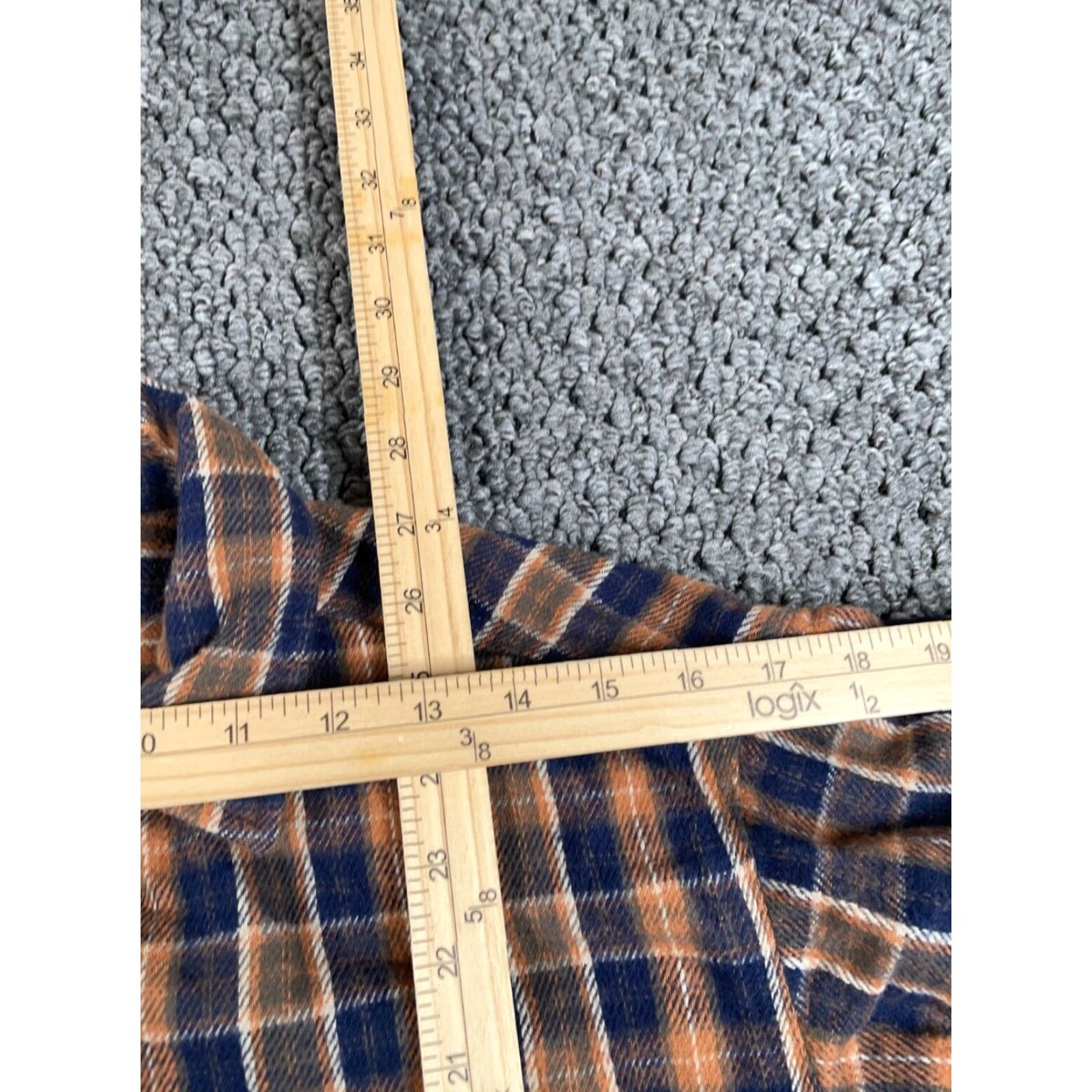 Carhartt VINTAGE Carhartt Flannel Shirt Adult Medium Blue Brown Plaid Workwear 90s Grunge Mens Size US M / EU 48-50 / 2 - 7 Thumbnail