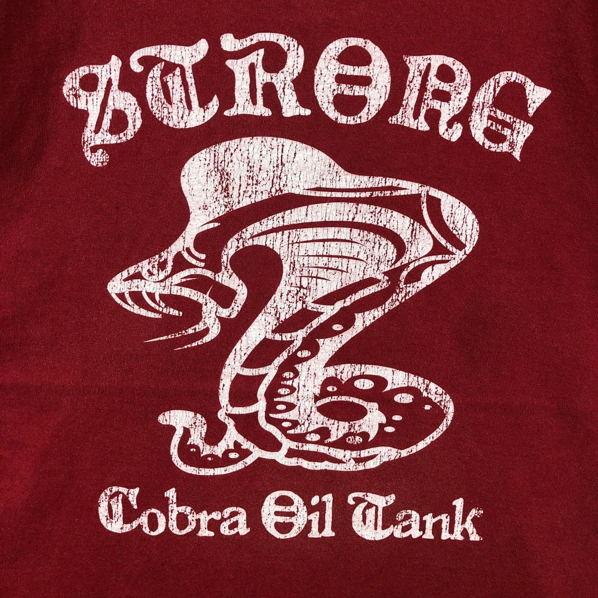 Japanese Brand Vintage ACOUSTIC Tee Shirt Big Logo Cobra Oil Tank Size US L / EU 52-54 / 3 - 3 Thumbnail