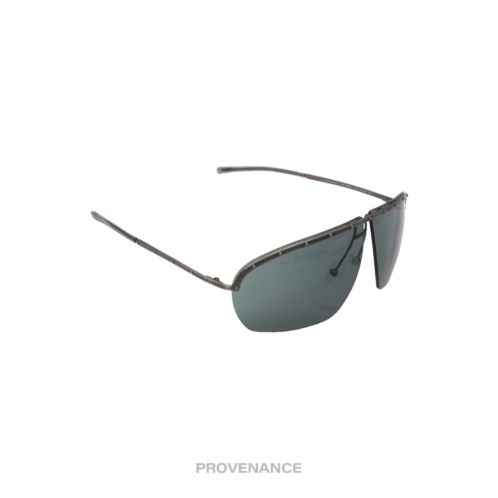 Gucci 🔴 Gucci Vintage Shield Sunglasses - Gunmetal Size ONE SIZE - 3 Thumbnail
