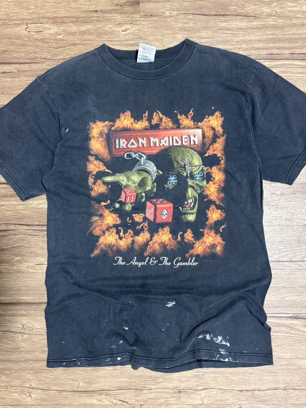 Tultex IRON MAIDEN TOUR VIRTUAL xi 1998 Angel & Gambler USA Size US L / EU 52-54 / 3 - 1 Thumbnail
