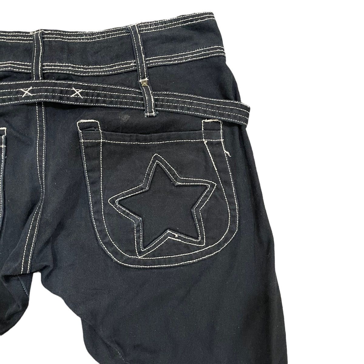 If Six Was Nine × Japanese Brand × True Religion Japanese Brand Clef De Sol Denim Pants Size 34" / US 12 / IT 48 - 4 Thumbnail