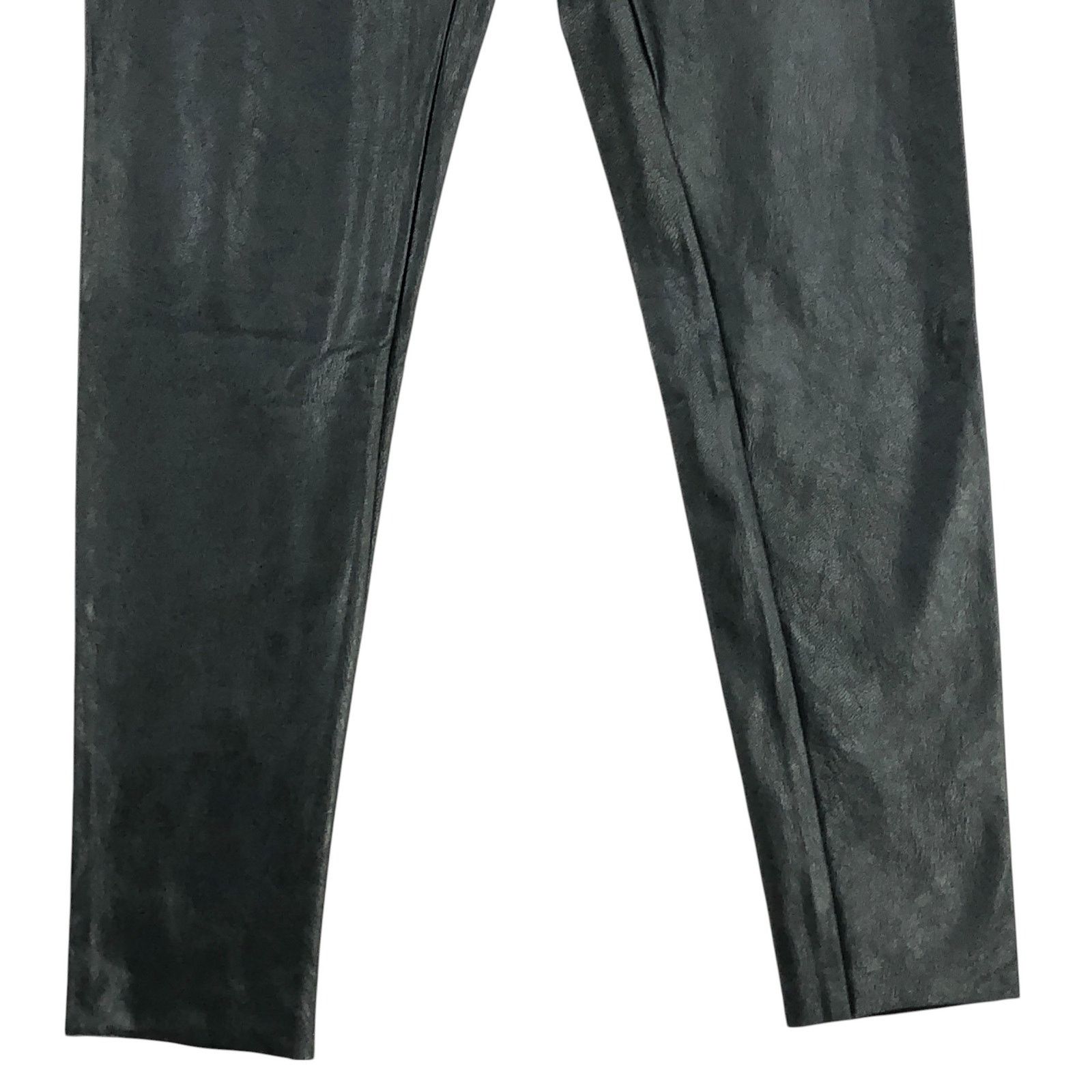 Commando Commando Sz S Leggings Faux Leather Stretch High Rise Black Size 22" - 4 Thumbnail