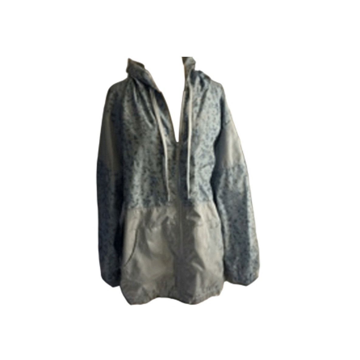 Other Light Blue Floral Windbreaker SG Sport 1X Plus Size Size XL / US 12-14 / IT 48-50 - 2 Thumbnail