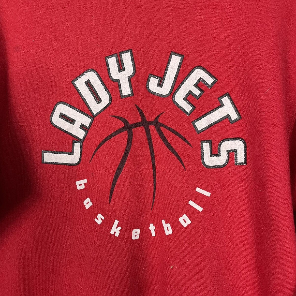 Jerzees Vintage Lady Jets Crewneck Red Sweatshirt Size US S / EU 44-46 / 1 - 10 Thumbnail