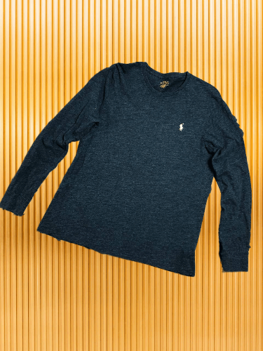 Polo Ralph Lauren × RRL Ralph Lauren Vintage Polo Ralph Lauren Navy Long Sleeve T-Shirt Size US L / EU 52-54 / 3 - 1 Thumbnail