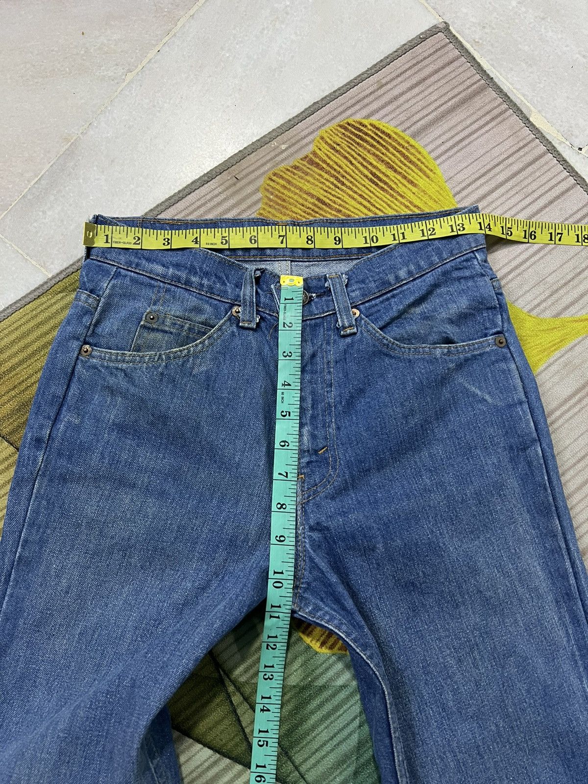 Levi's 💥FLARE💥VINTAGE 60’s LEVIS 517 ORANGE TAB NICE FADEDBUTTON #8 Size US 28 / EU 44 - 13 Thumbnail