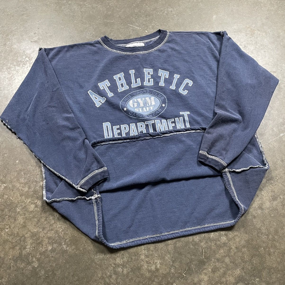 Vintage Vintage 90s Paris Sport Club Athletic Department Sweatshirt Size US L / EU 52-54 / 3 - 2 Thumbnail