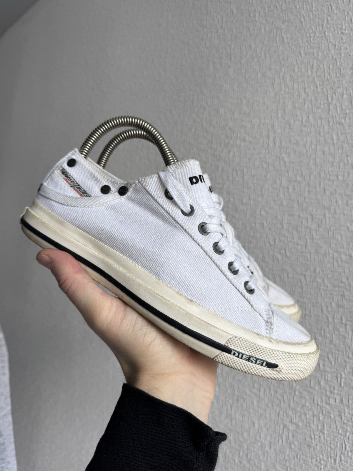 Diesel × Vintage Diesel unisex shoes, white sneakers US 7.5 Size US 7.5 / EU 40-41 - 2 Thumbnail