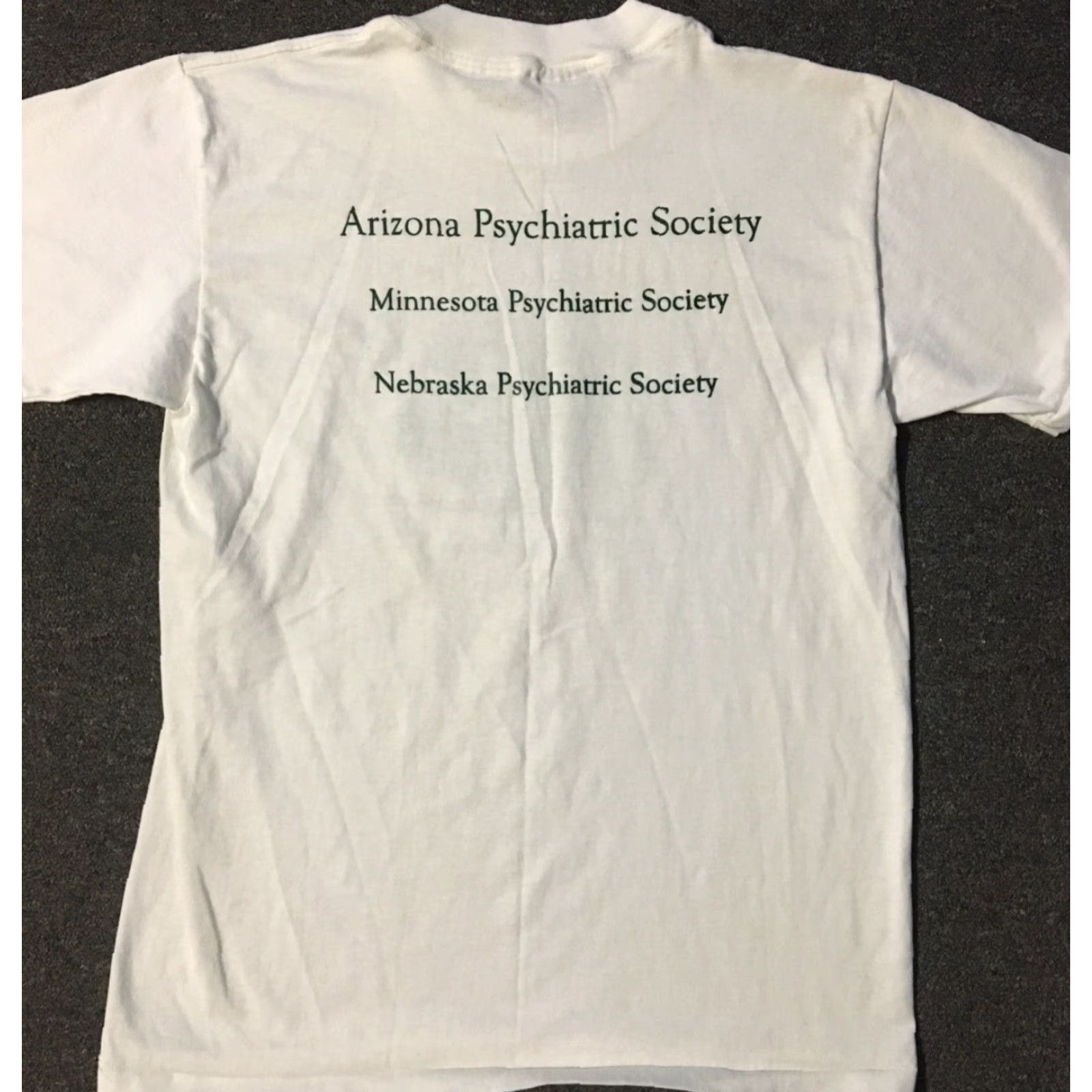 Vintage VINTAGE 90s New Visions Of The Brain Psychiatrist Shirt M USA Kindness Therapy Love Shirt Size US M / EU 48-50 / 2 - 2 Thumbnail