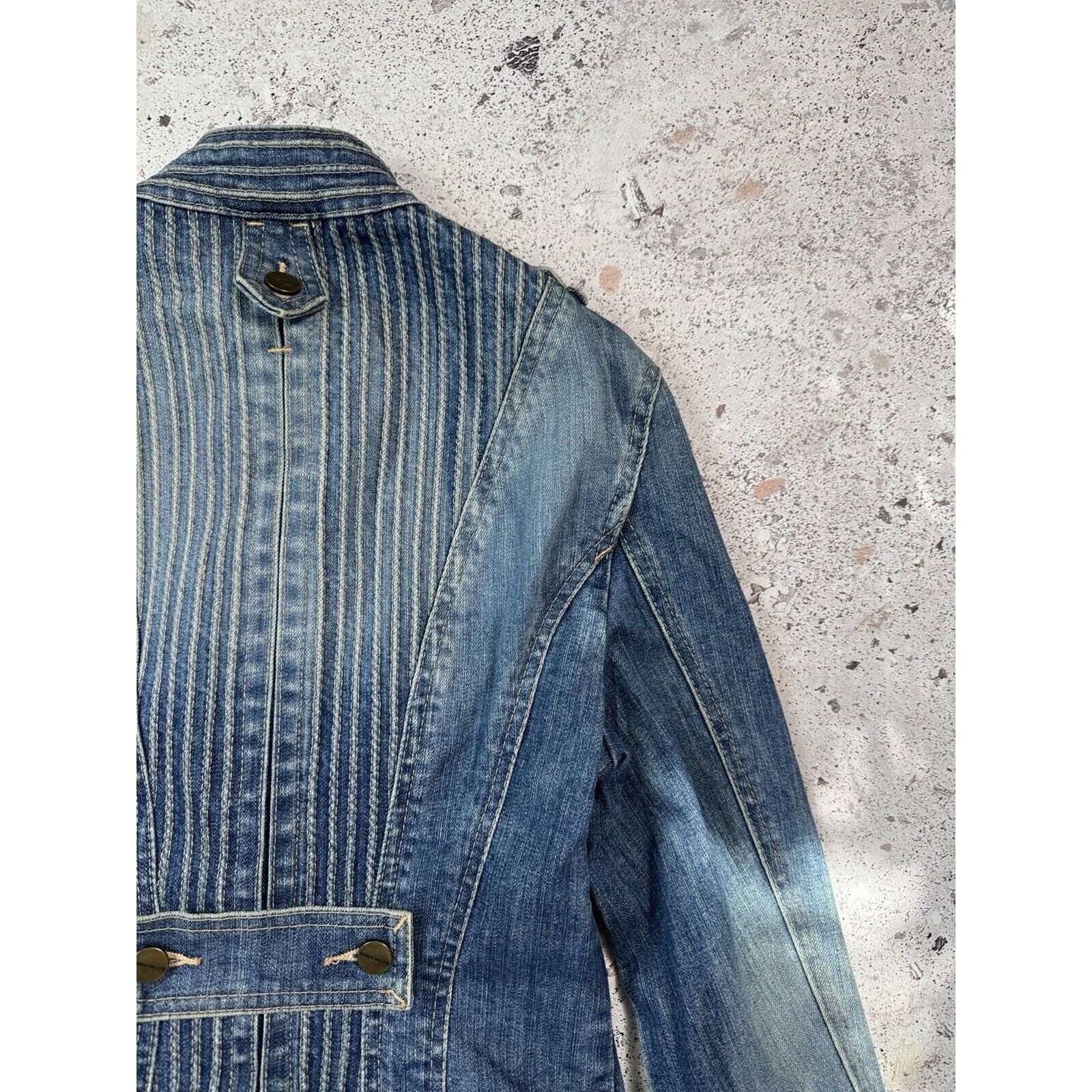 Karen Millen Karen Millen Denim Jacket Avant Garde Womens Rare Size S Size S / US 4 / IT 40 - 15 Thumbnail