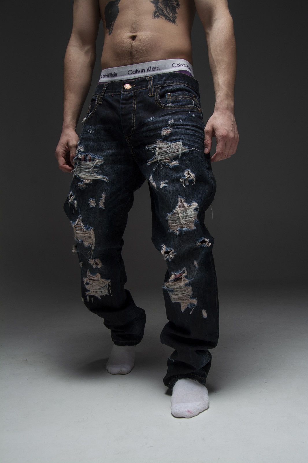 Vintage Vintage cipo baxx denim pants opium style Size US 34 / EU 50 - 1 Thumbnail