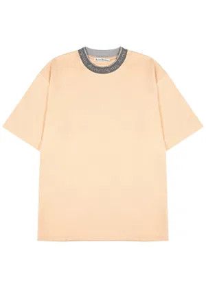 Acne Studios o1y0824 Logo Stretch-Jersey T-Shirt in Blush Size US S / EU 44-46 / 1 - 1 Thumbnail