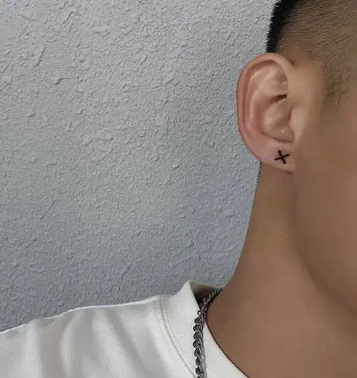 Jewelry × Vintage Retro X stud earrings Size ONE SIZE - 2 Thumbnail