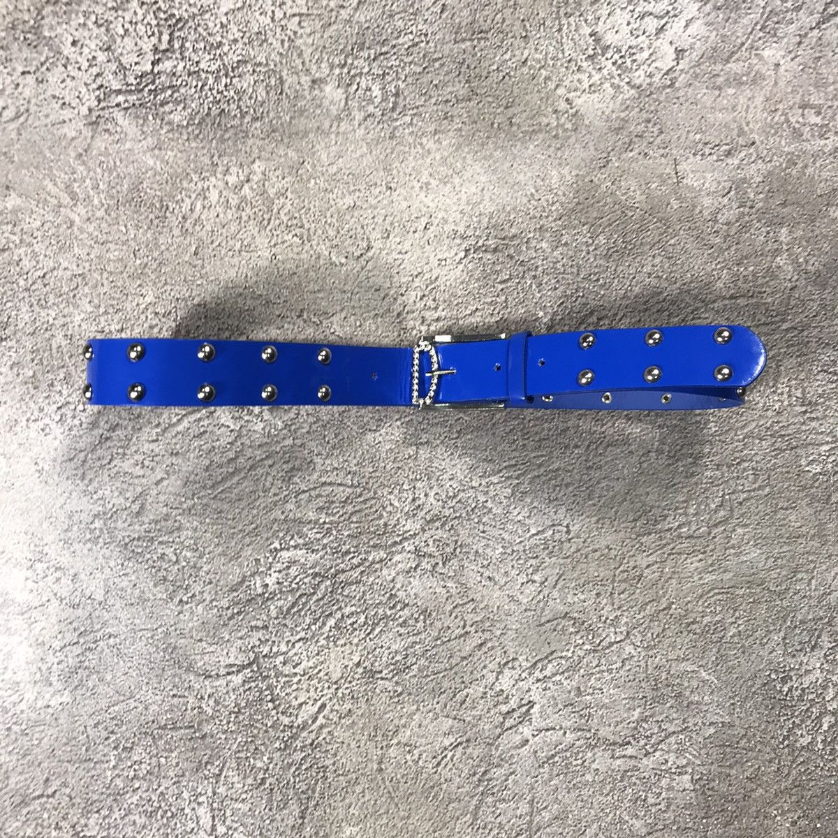 Vintage Vintage Y2K Japanese Studded Belt Punk Rave Alt Goth Slim OS Size ONE SIZE - 2 Thumbnail