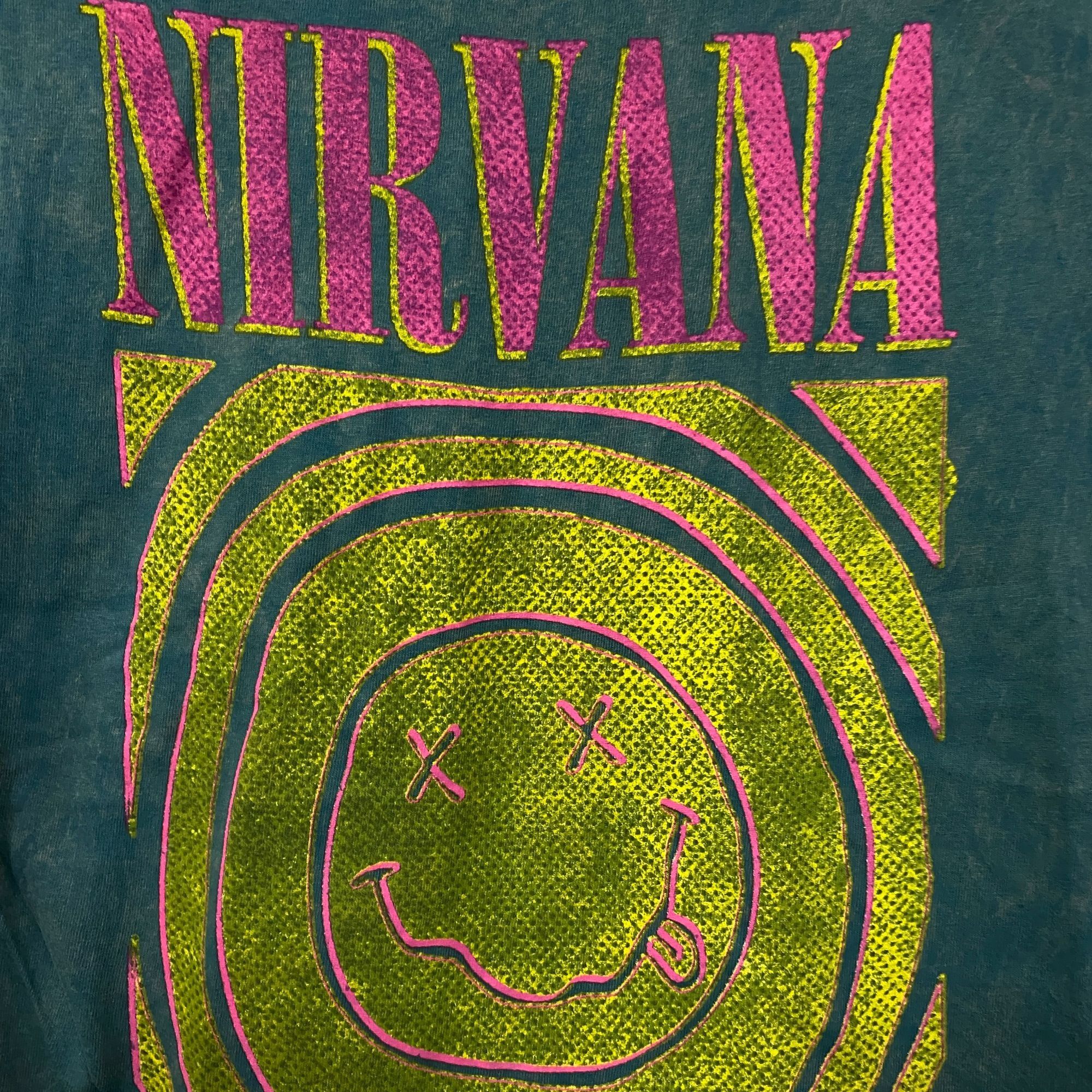Nirvana Nirvana Nevermind Album Dead Smiley Face Logo T-Shirt Small Size US S / EU 44-46 / 1 - 2 Thumbnail