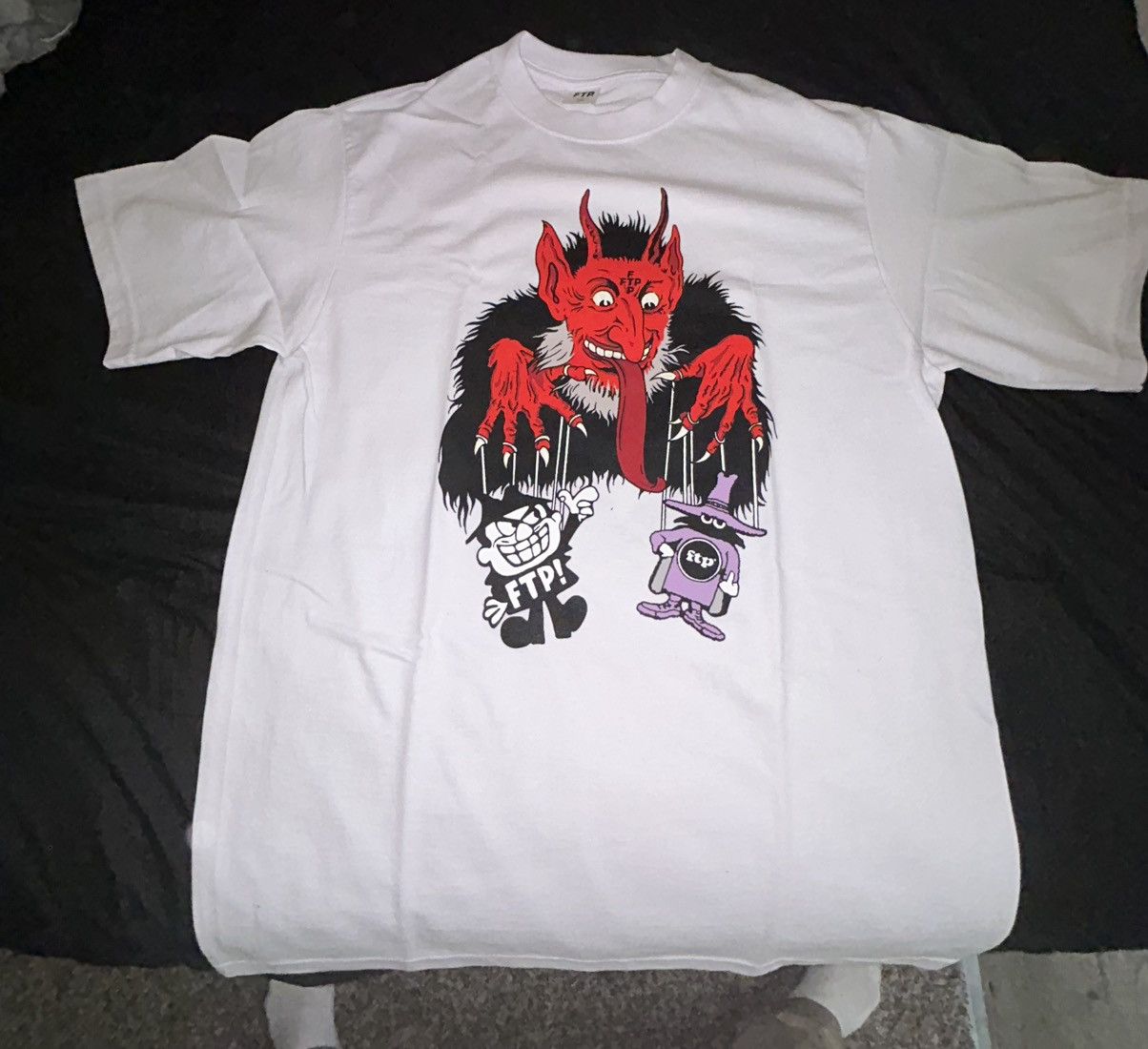 Fuck The Population FTP KRAMPUS T-SHIRT NEW! Size US L / EU 52-54 / 3 - 1 Thumbnail