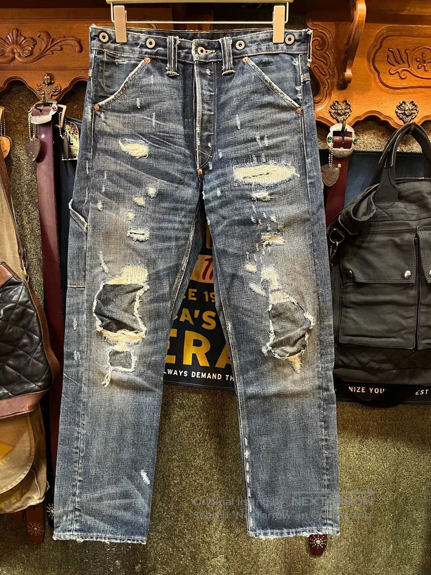 RRL Ralph Lauren vintage distressed denim jeans RRL. Size US 29 - 1 Thumbnail