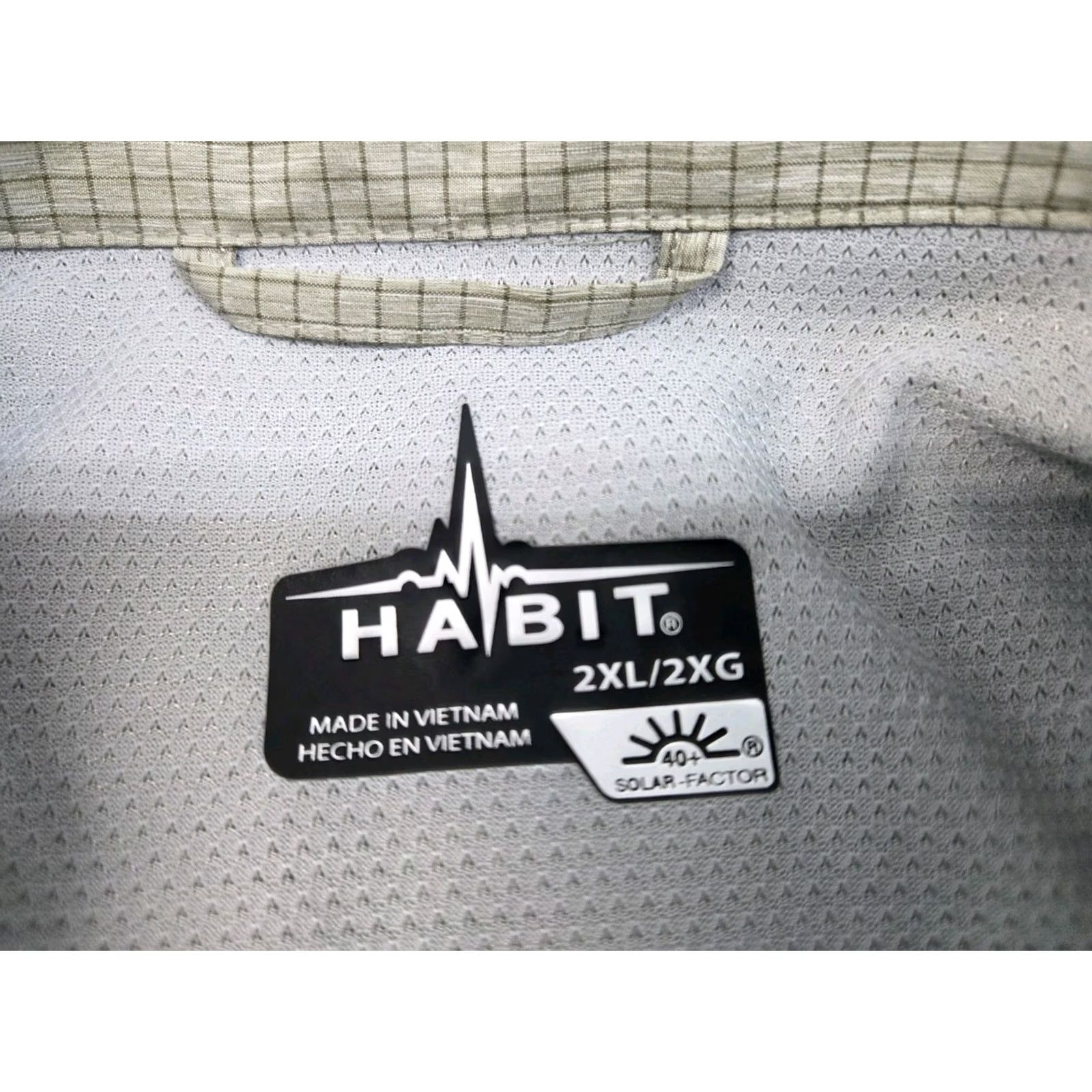 Habitat Habit Premier Fishing Shirt Green Check 2XL Mens Short Sleeve Casual Button-Down WWNT NWT (Big & Tall) Size US XXL / EU 58 / 5 - 3 Thumbnail